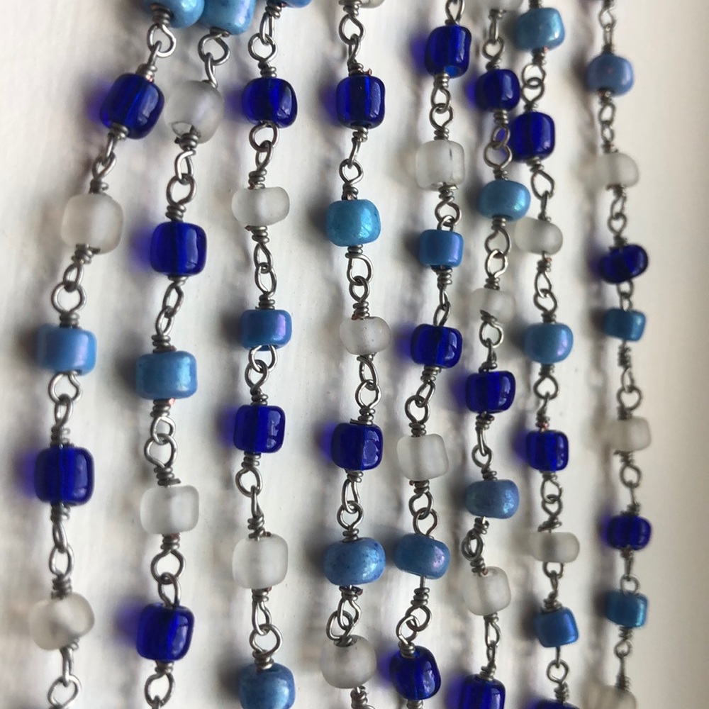 🌸Handmade Multicolor Wire Wrap Necklace